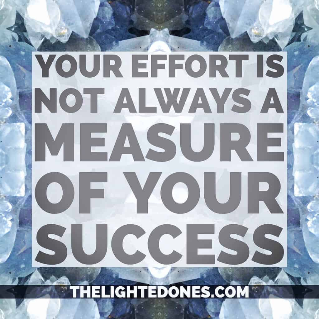 Featured image for “Effort & Success”